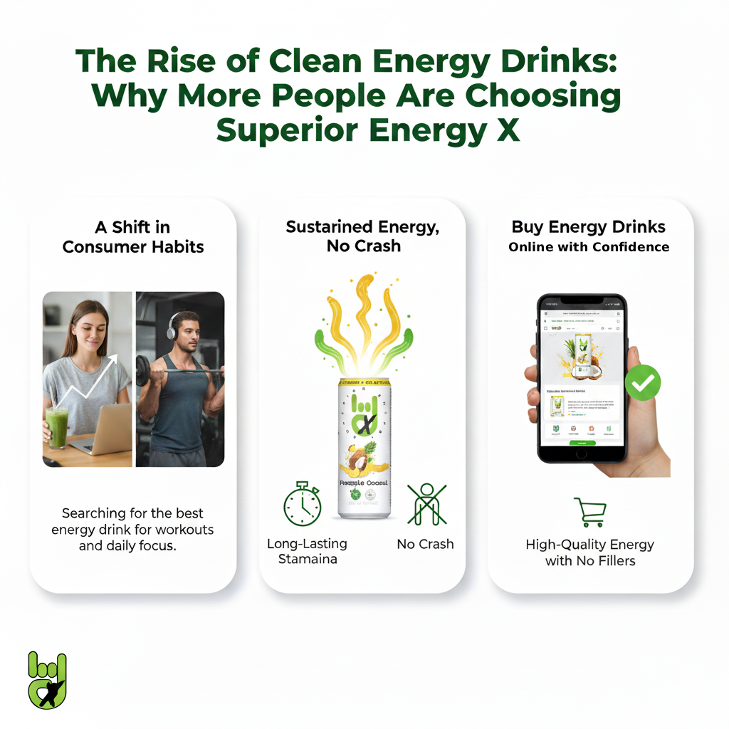 The Rise of Clean Energy Drinks
